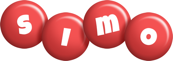 Simo candy-red logo