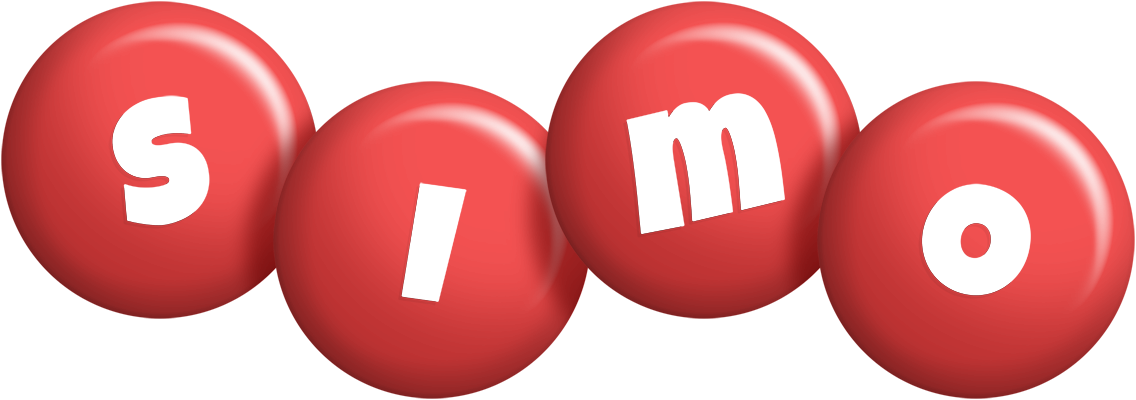 Simo candy-red logo