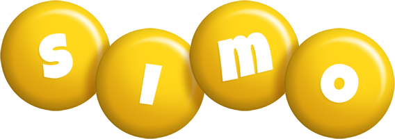 Simo candy-yellow logo