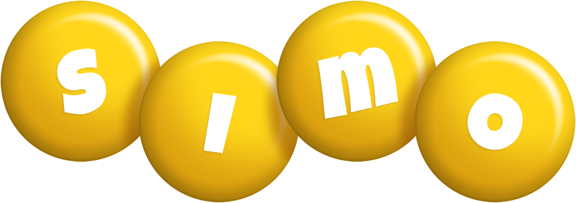 Simo candy-yellow logo