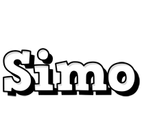 Simo snowing logo
