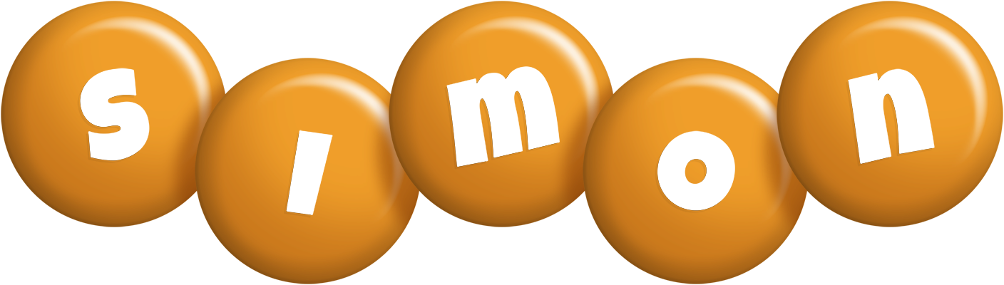Simon candy-orange logo