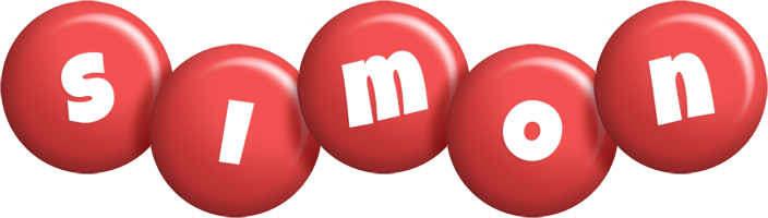 Simon candy-red logo