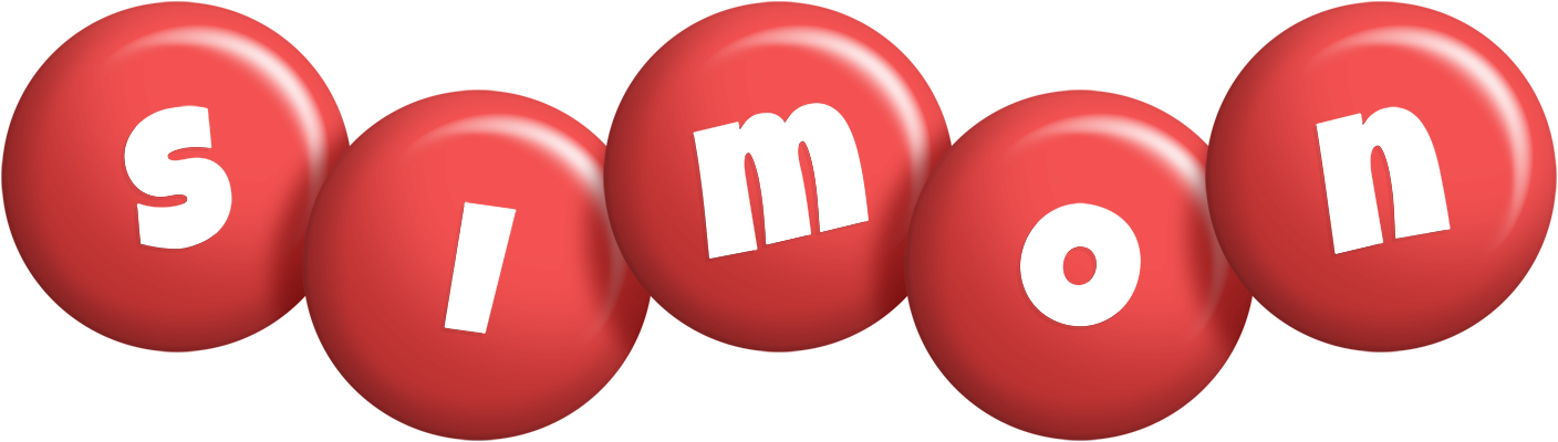Simon candy-red logo