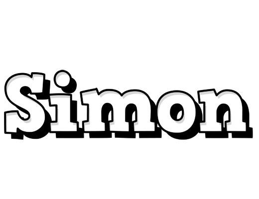 Simon snowing logo