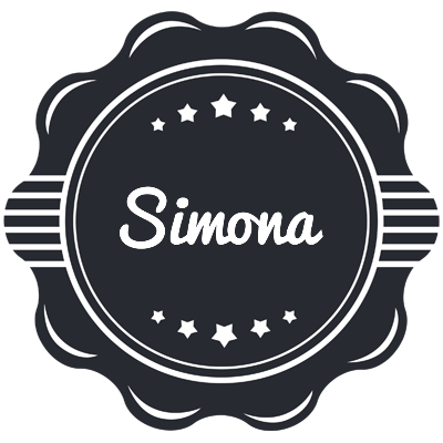 Simona badge logo