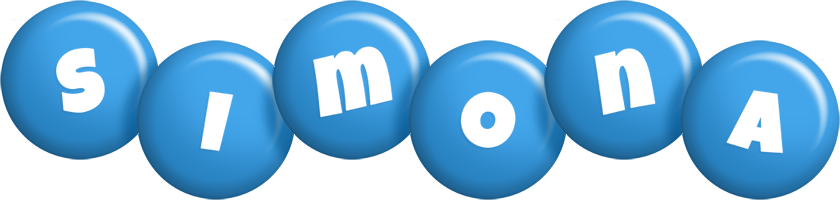Simona candy-blue logo