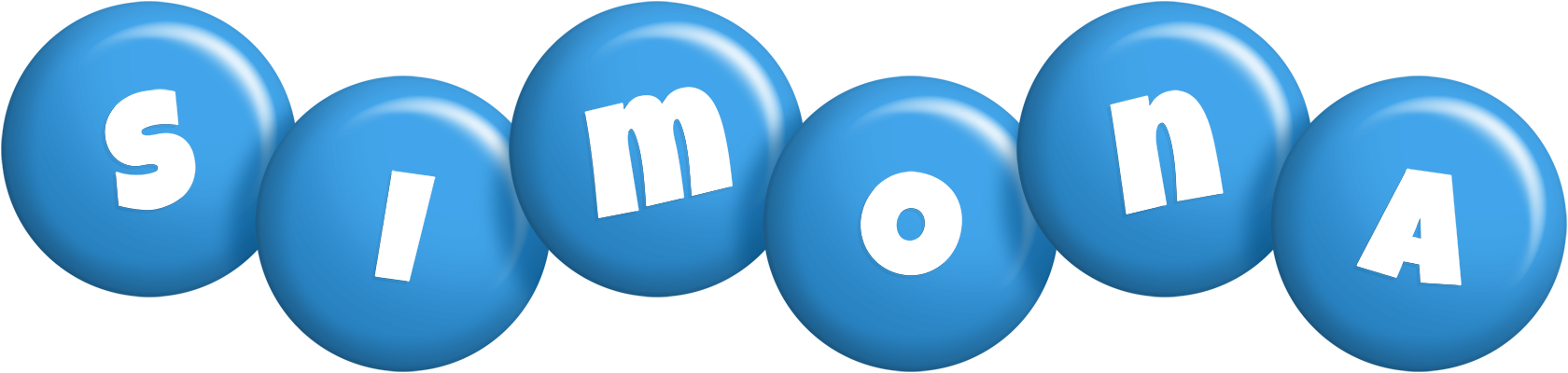 Simona candy-blue logo