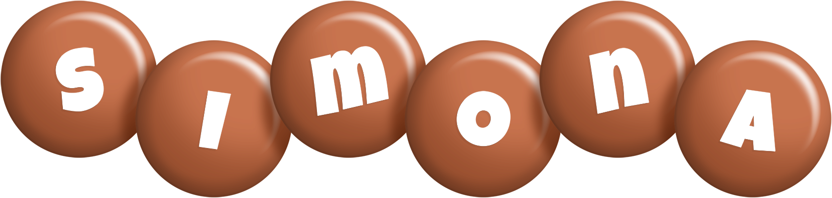 Simona candy-brown logo