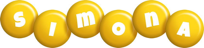 Simona candy-yellow logo