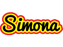 Simona flaming logo