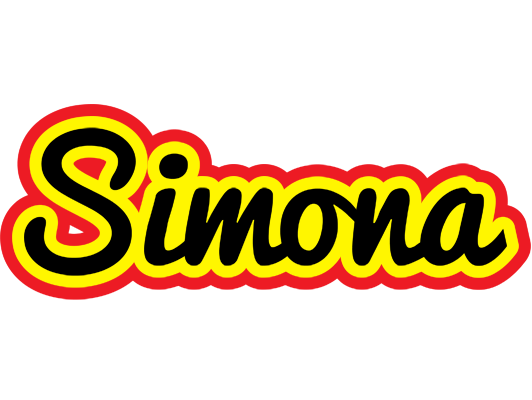 Simona flaming logo