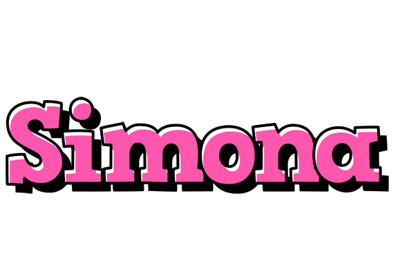 Simona girlish logo