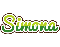 Simona golfing logo