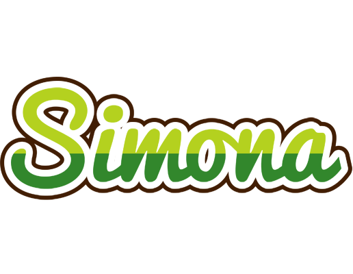 Simona golfing logo
