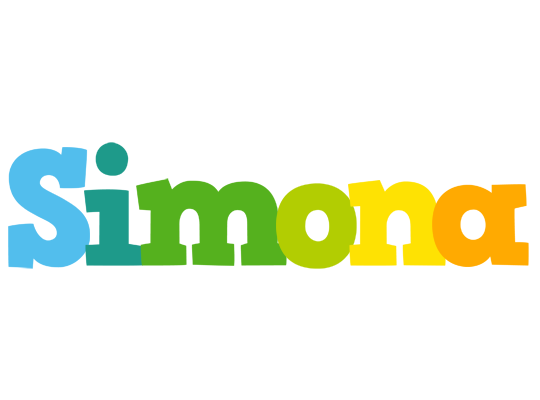Simona rainbows logo
