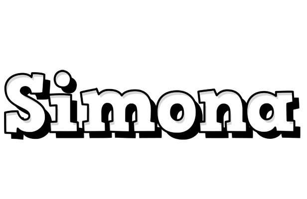 Simona snowing logo