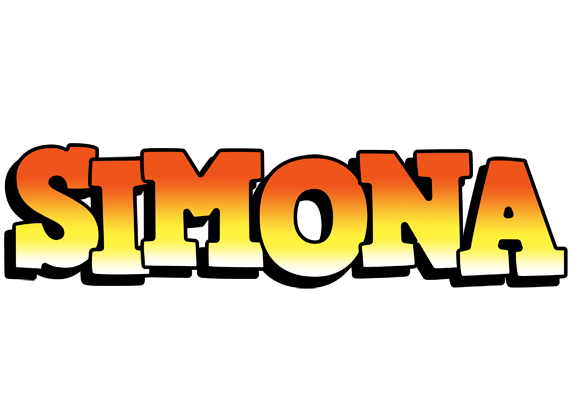 Simona sunset logo