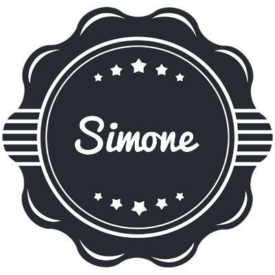 Simone badge logo
