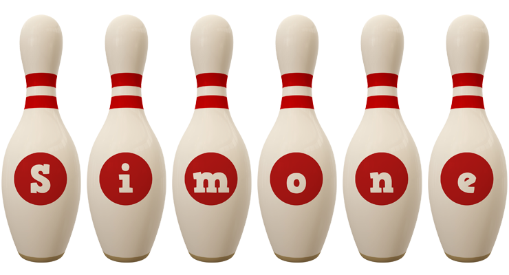 Simone bowling-pin logo
