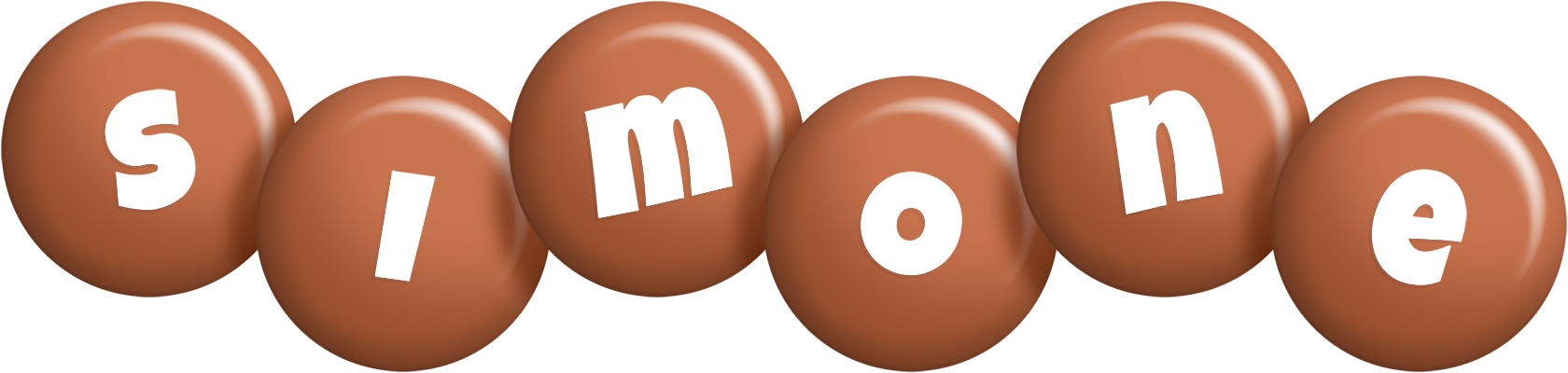 Simone candy-brown logo