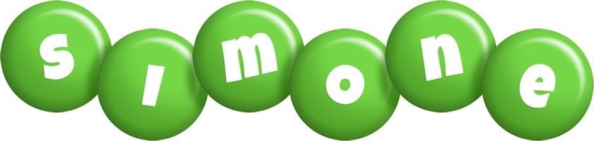 Simone candy-green logo