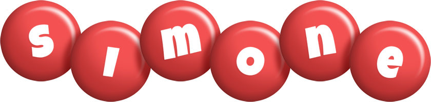 Simone candy-red logo