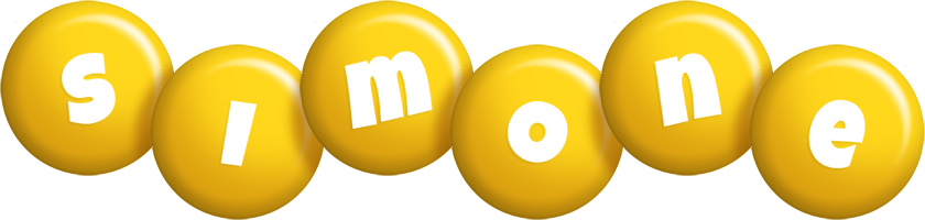 Simone candy-yellow logo