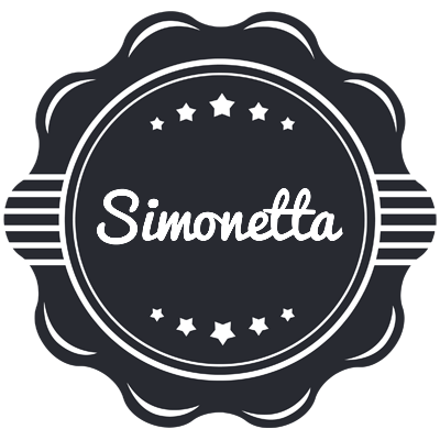 Simonetta badge logo