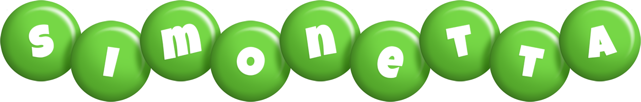 Simonetta candy-green logo