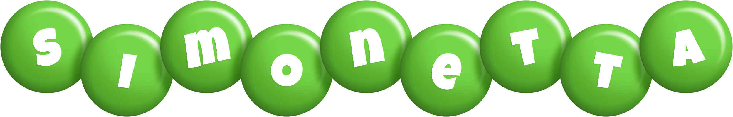 Simonetta candy-green logo