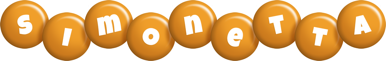 Simonetta candy-orange logo