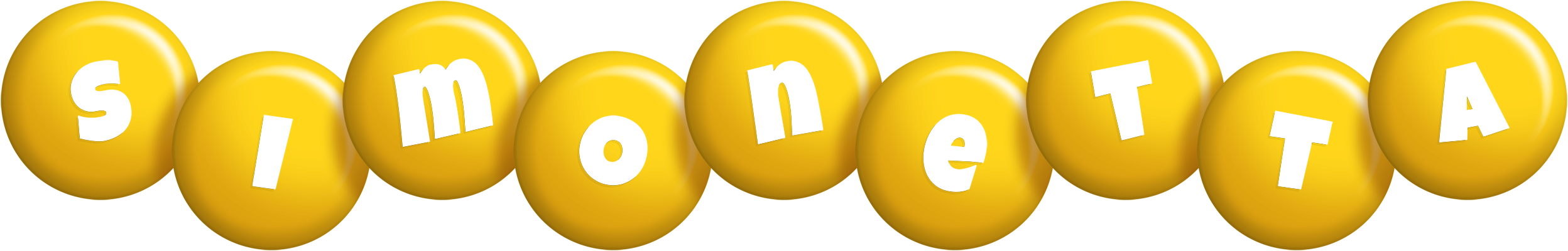 Simonetta candy-yellow logo