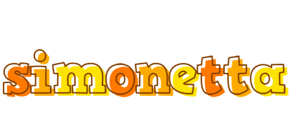 Simonetta desert logo