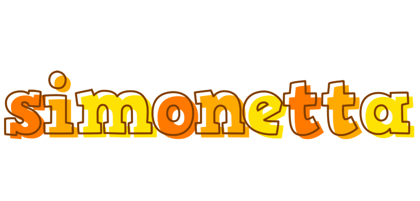 Simonetta desert logo