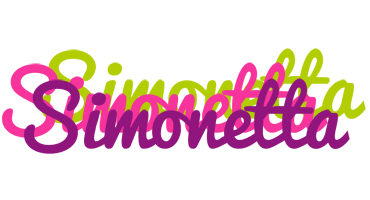 Simonetta flowers logo