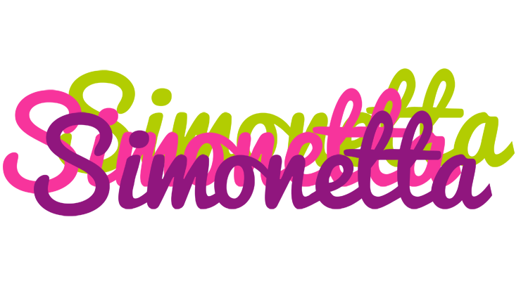 Simonetta flowers logo