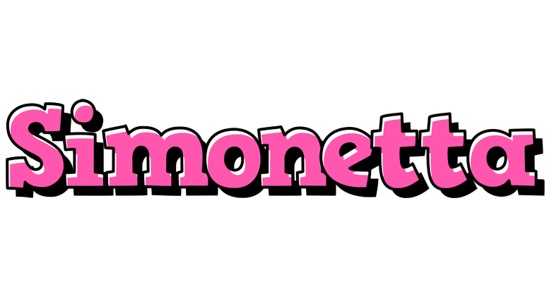 Simonetta girlish logo