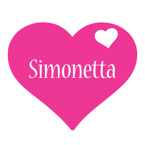 Simonetta love-heart logo