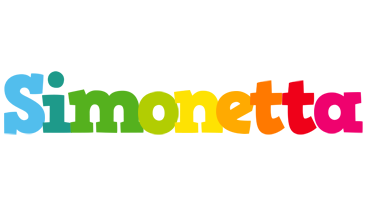 Simonetta rainbows logo