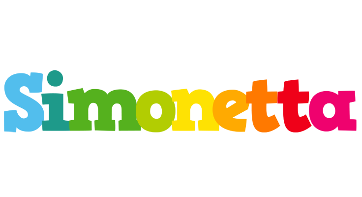 Simonetta rainbows logo