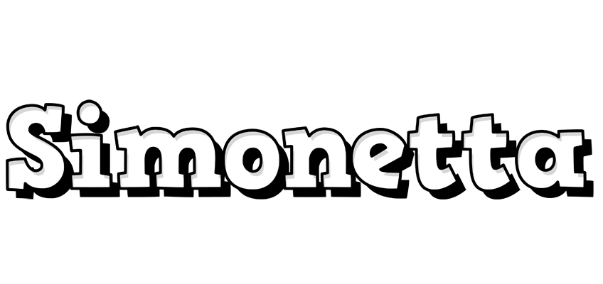 Simonetta snowing logo
