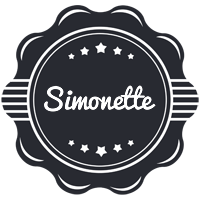 Simonette badge logo