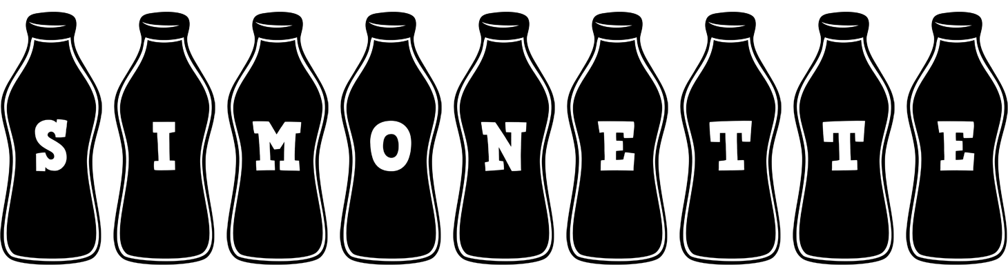 Simonette bottle logo