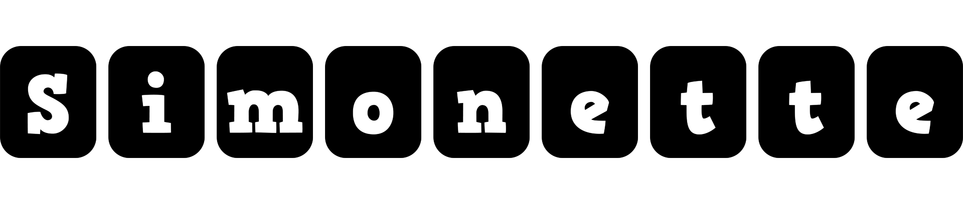 Simonette box logo