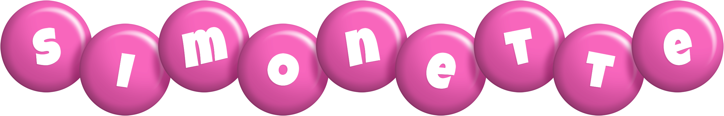 Simonette candy-pink logo