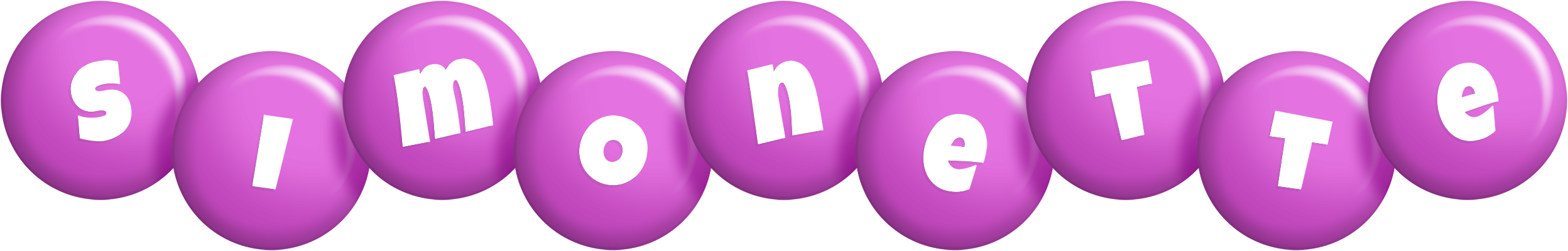 Simonette candy-purple logo