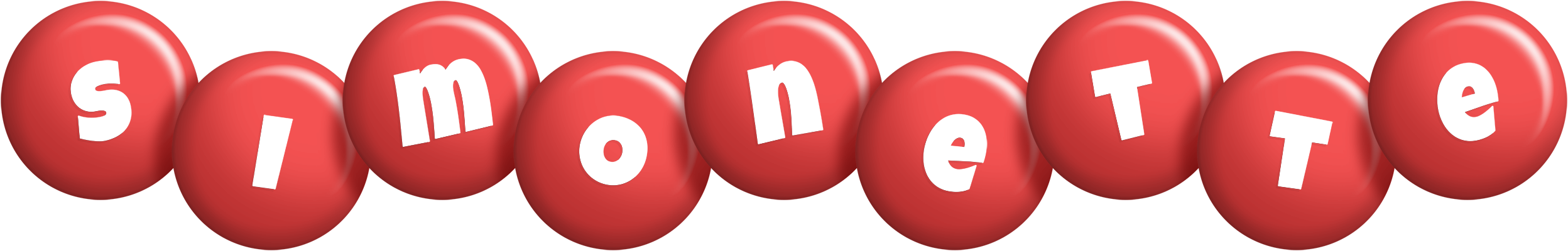 Simonette candy-red logo