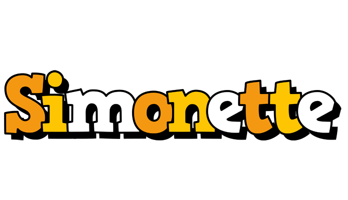 Simonette cartoon logo
