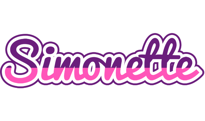 Simonette cheerful logo